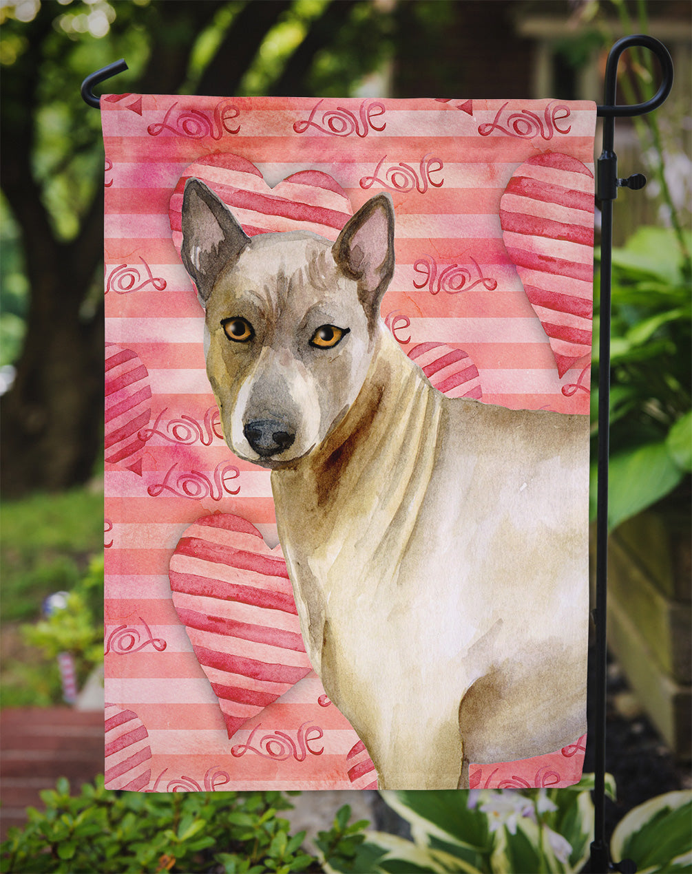 Thai Ridgeback Love Garden Flag Mailbox Decorative Yard Banner Outside Patio Artwork for Flower Beds, Garden Size, Multicolor