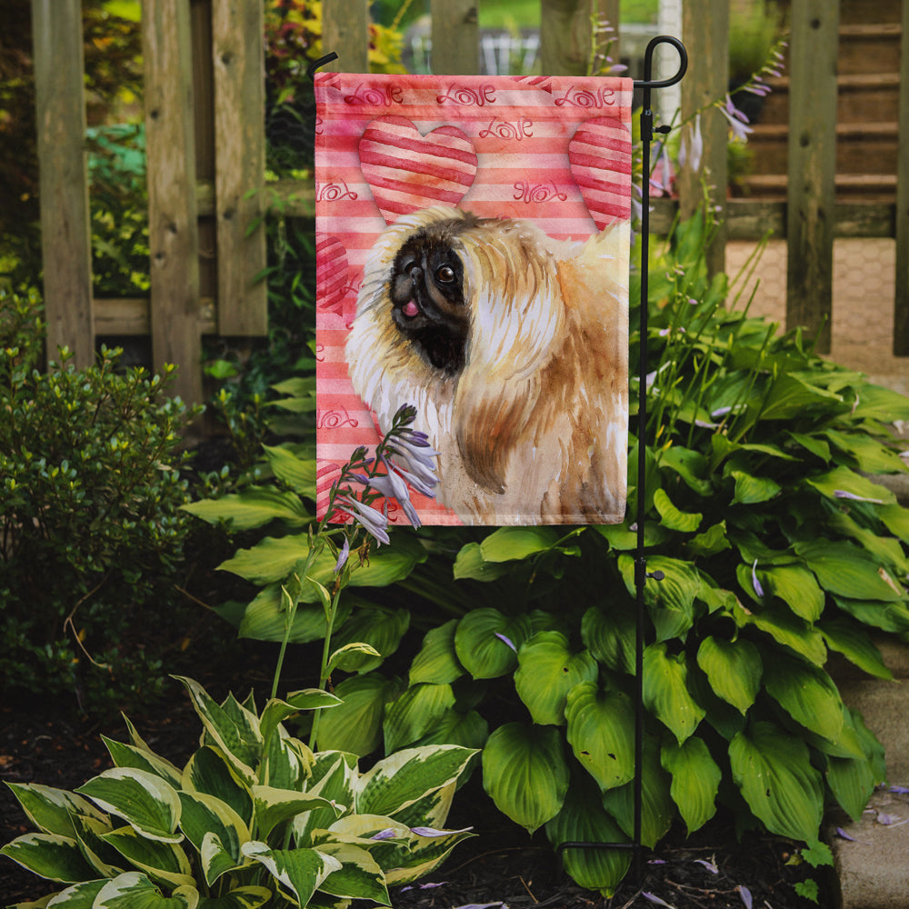 Pekingese Love Garden Flag Mailbox Decorative Yard Banner Outside Patio Artwork for Flower Beds, Garden Size, Multicolor