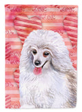 Medium White Poodle Love Garden Flag Mailbox Decorative Yard Banner Outside Patio Artwork for Flower Beds, Garden Size, Multicolor