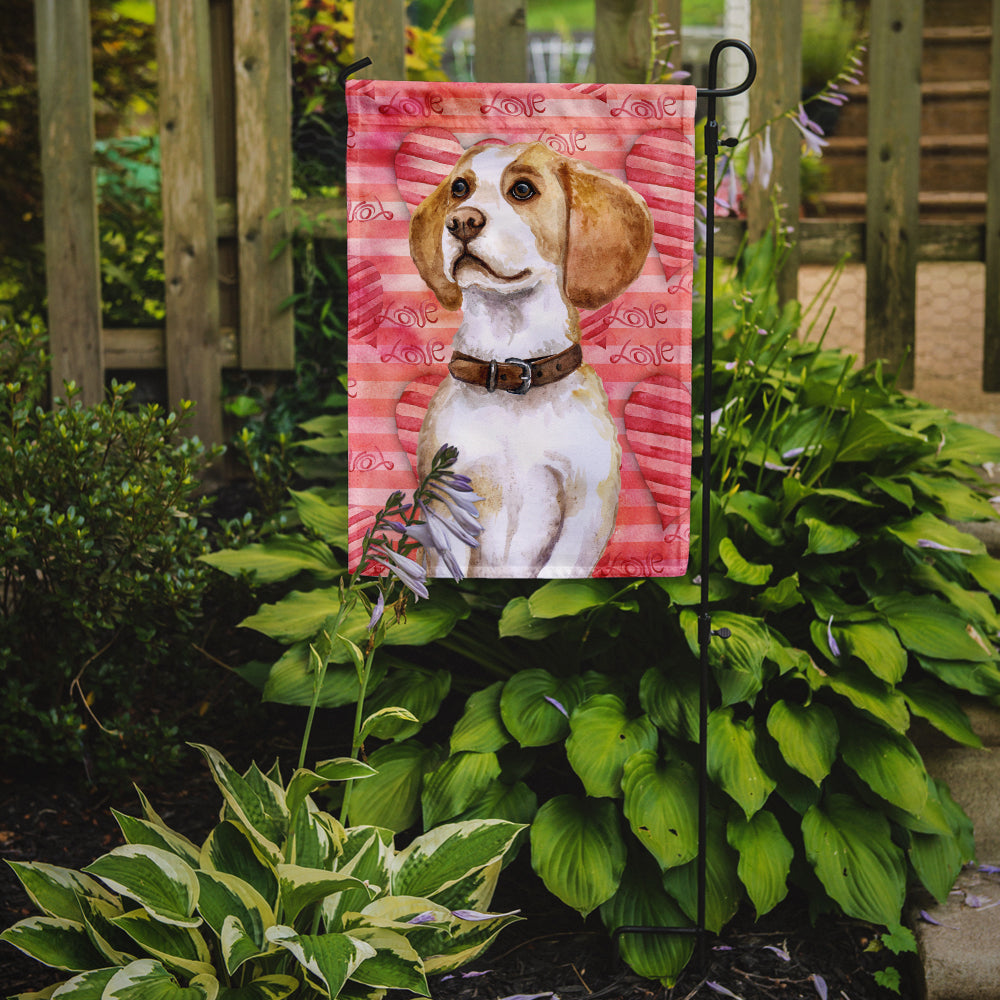 Beagle Love Garden Flag Mailbox Decorative Yard Banner Outside Patio Artwork for Flower Beds, Garden Size, Multicolor