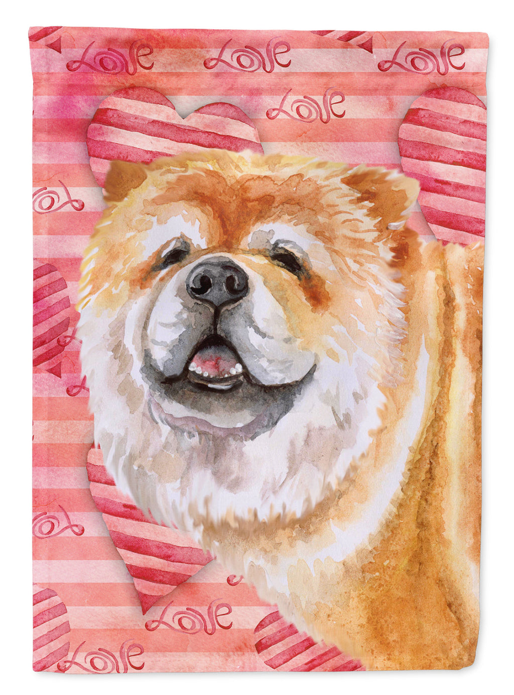 Chow Chow Love Garden Flag Mailbox Decorative Yard Banner Outside Patio Artwork for Flower Beds, Garden Size, Multicolor