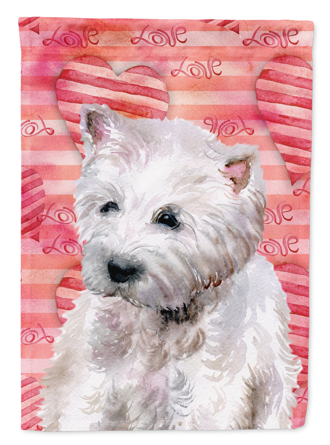 Westie Love Garden Flag Mailbox Decorative Yard Banner Outside Patio Artwork for Flower Beds, Garden Size, Multicolor