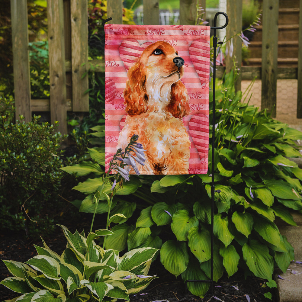 Cocker Spaniel Love Garden Flag Mailbox Decorative Yard Banner Outside Patio Artwork for Flower Beds, Garden Size, Multicolor