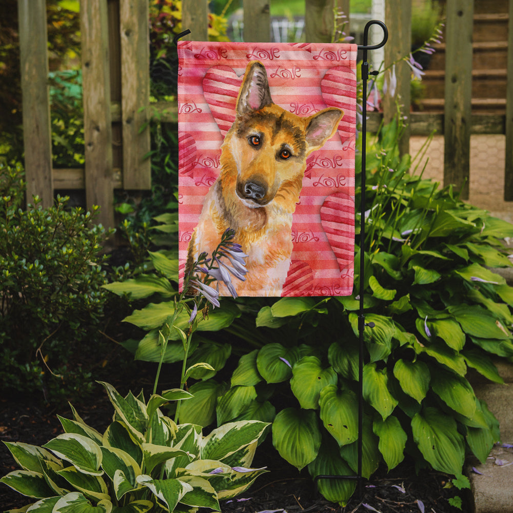 German Shepherd #2 Love Garden Flag Mailbox Decorative Yard Banner Outside Patio Artwork for Flower Beds, Garden Size, Multicolor