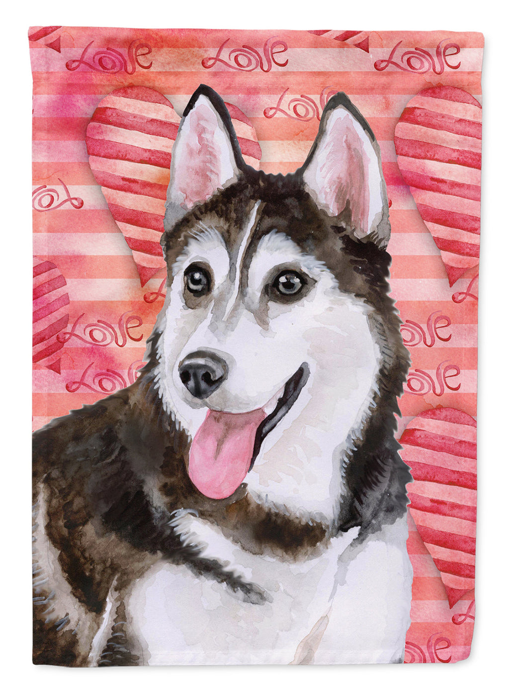 Siberian Husky #2 Love Garden Flag Mailbox Decorative Yard Banner Outside Patio Artwork for Flower Beds, Garden Size, Multicolor