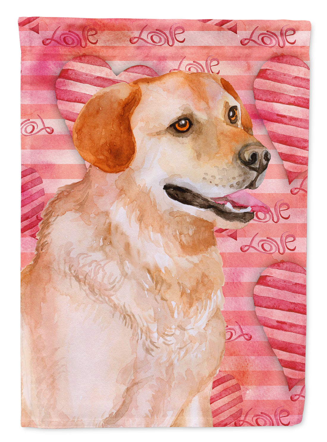 Labrador Retriever Love Garden Flag Mailbox Decorative Yard Banner Outside Patio Artwork for Flower Beds, Garden Size, Multicolor