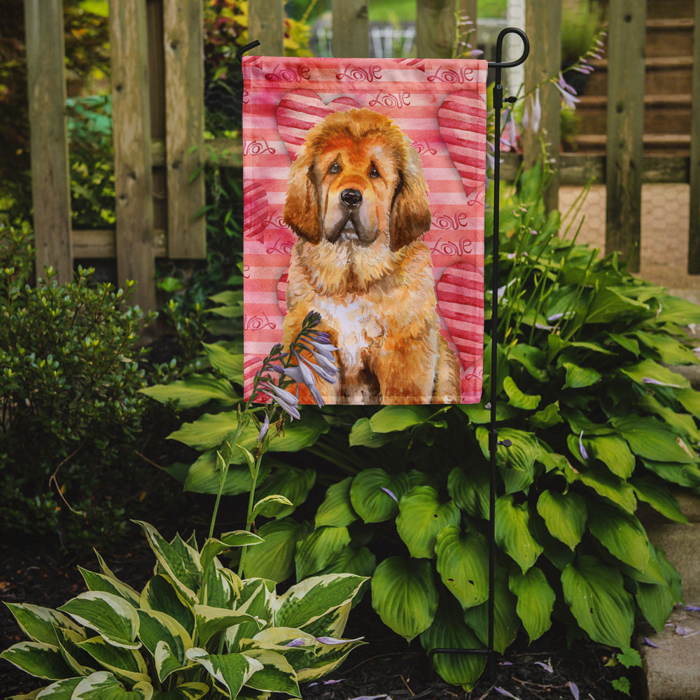 Tibetan Mastiff Love Garden Flag Mailbox Decorative Yard Banner Outside Patio Artwork for Flower Beds, Garden Size, Multicolor