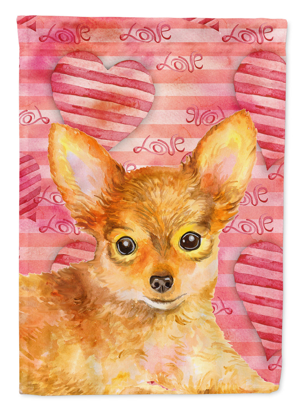 Toy Terrier Love Garden Flag Mailbox Decorative Yard Banner Outside Patio Artwork for Flower Beds, Garden Size, Multicolor