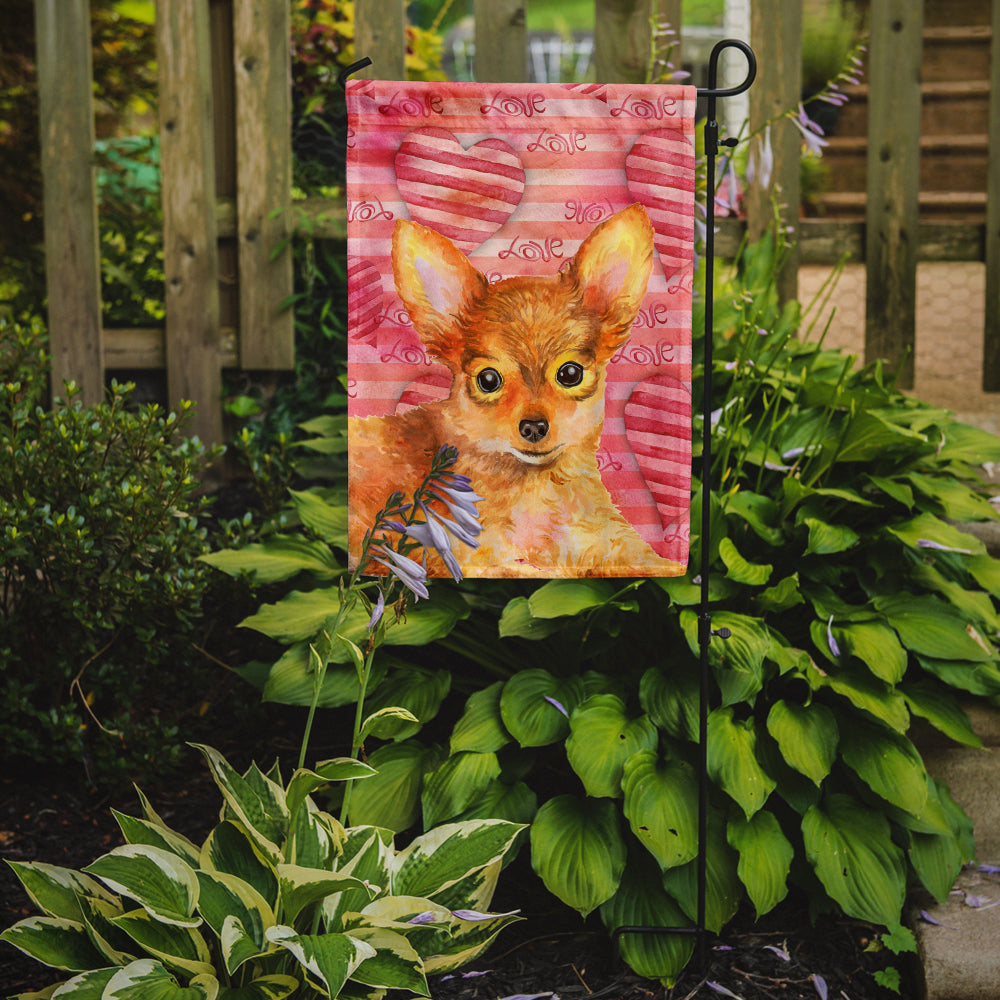 Toy Terrier Love Garden Flag Mailbox Decorative Yard Banner Outside Patio Artwork for Flower Beds, Garden Size, Multicolor