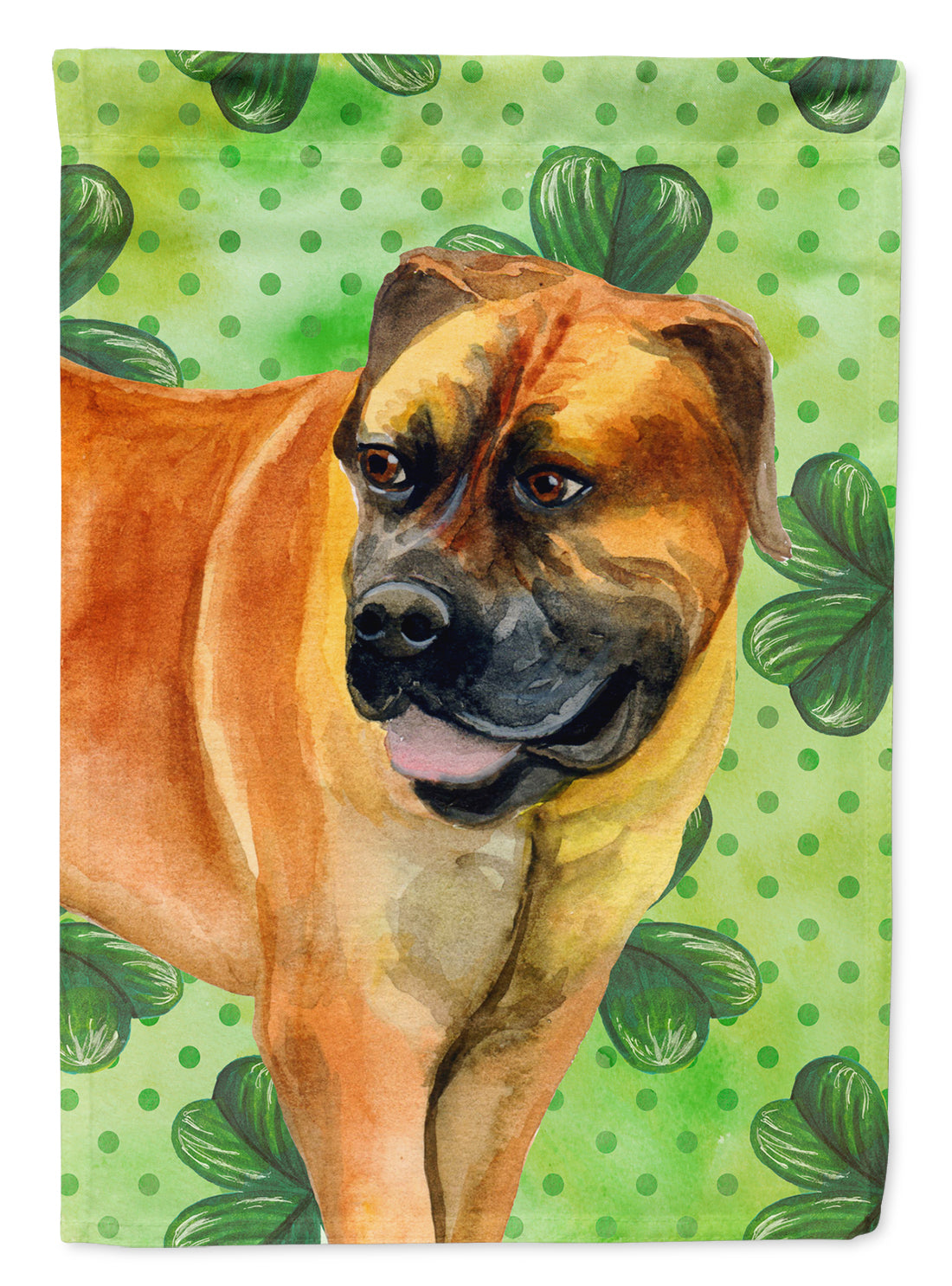 Boerboel Mastiff St Patrick's Garden Flag Mailbox Decorative Yard Banner Outside Patio Artwork for Flower Beds, Garden Size, Multicolor