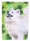 Samoyed St Patrick's Garden Flag Mailbox Decorative Yard Banner Outside Patio Artwork for Flower Beds, Garden Size, Multicolor