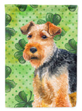 Welsh Terrier St Patrick's Garden Flag Mailbox Decorative Yard Banner Outside Patio Artwork for Flower Beds, Garden Size, Multicolor