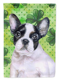 French Bulldog Black White St Patrick's Garden Flag Mailbox Decorative Yard Banner Outside Patio Artwork for Flower Beds, Garden Size, Multicolor