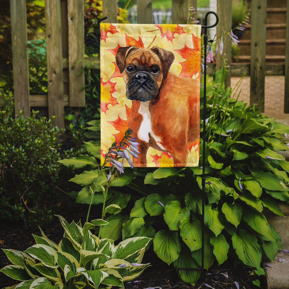 German Boxer Fall Garden Flag Mailbox Decorative Yard Banner Outside Patio Artwork for Flower Beds, Garden Size, Multicolor