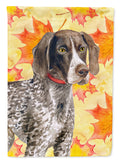 German Shorthaired Pointer Fall Garden Flag Mailbox Decorative Yard Banner Outside Patio Artwork for Flower Beds, Garden Size, Multicolor