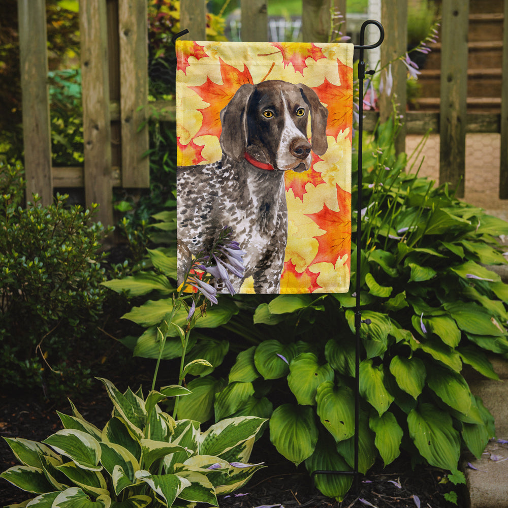 German Shorthaired Pointer Fall Garden Flag Mailbox Decorative Yard Banner Outside Patio Artwork for Flower Beds, Garden Size, Multicolor