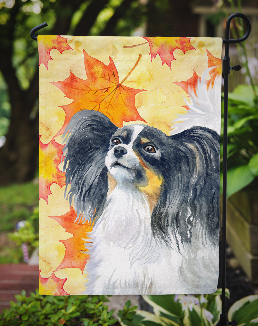 Papillon Fall Garden Flag Mailbox Decorative Yard Banner Outside Patio Artwork for Flower Beds, Garden Size, Multicolor
