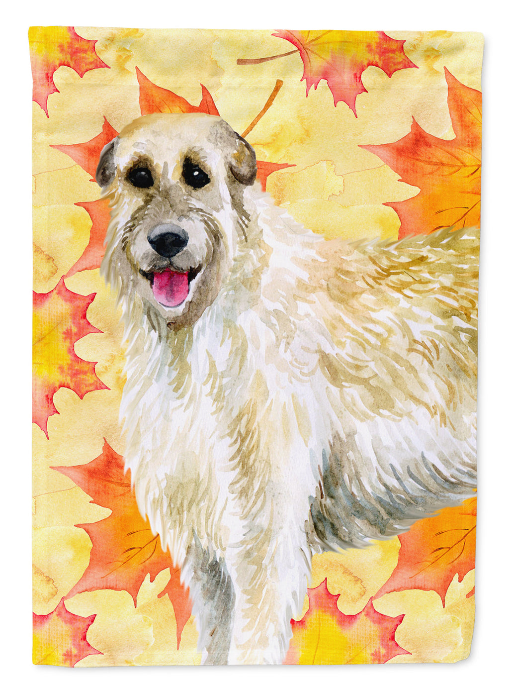 Irish Wolfhound Fall Garden Flag Mailbox Decorative Yard Banner Outside Patio Artwork for Flower Beds, Garden Size, Multicolor