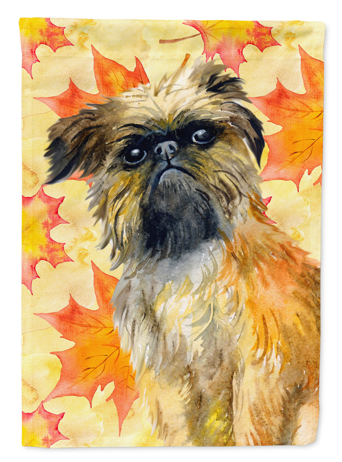 Brussels Griffon Fall Garden Flag Mailbox Decorative Yard Banner Outside Patio Artwork for Flower Beds, Garden Size, Multicolor