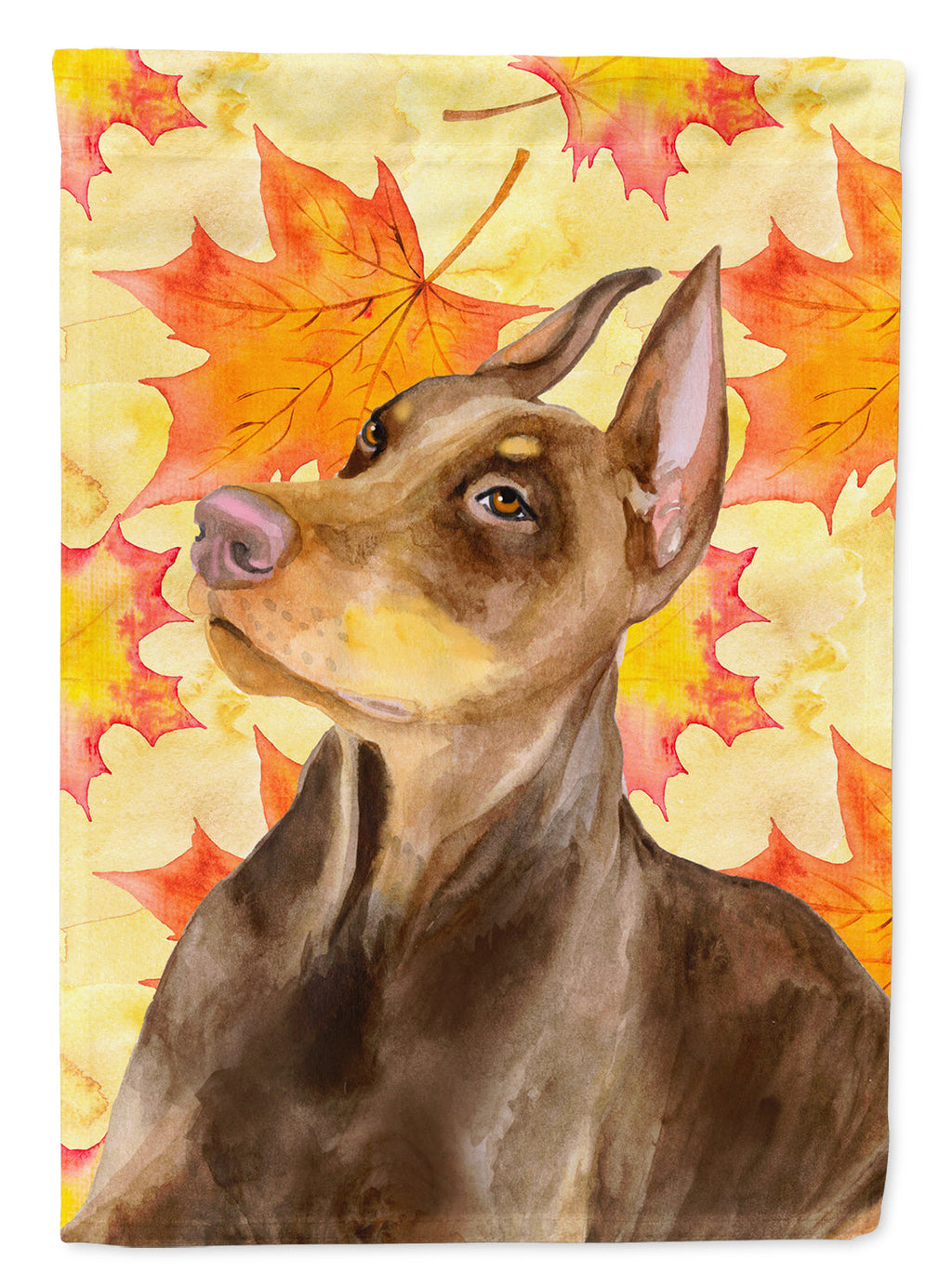 Doberman Pinscher Fall Garden Flag Mailbox Decorative Yard Banner Outside Patio Artwork for Flower Beds, Garden Size, Multicolor
