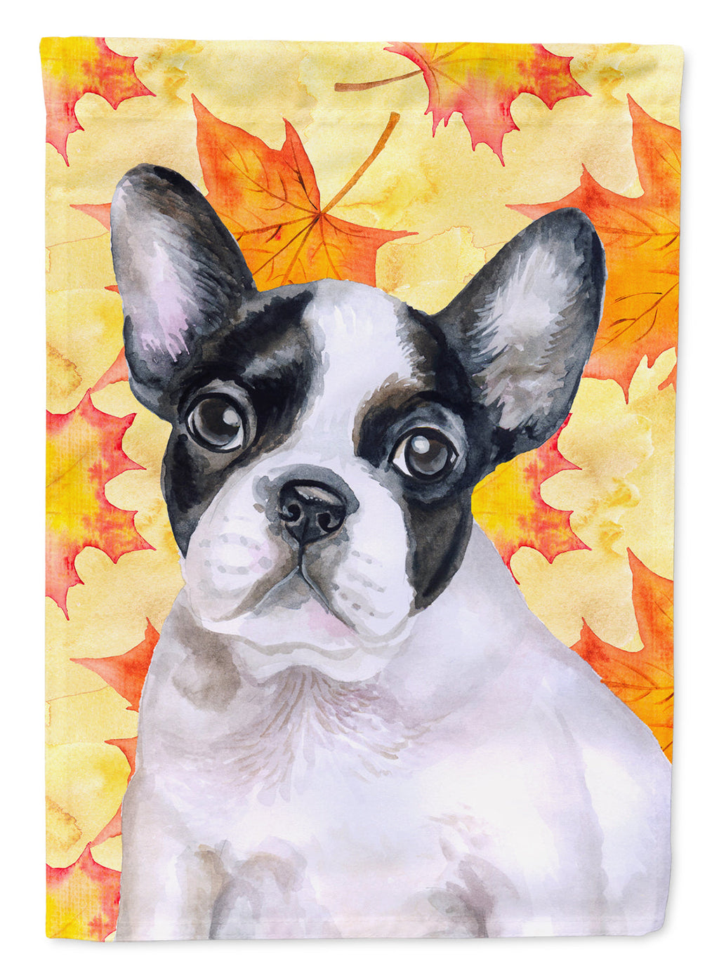 French Bulldog Black White Fall Garden Flag Mailbox Decorative Yard Banner Outside Patio Artwork for Flower Beds, Garden Size, Multicolor