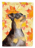 Miniature Pinscher #2 Fall Garden Flag Mailbox Decorative Yard Banner Outside Patio Artwork for Flower Beds, Garden Size, Multicolor
