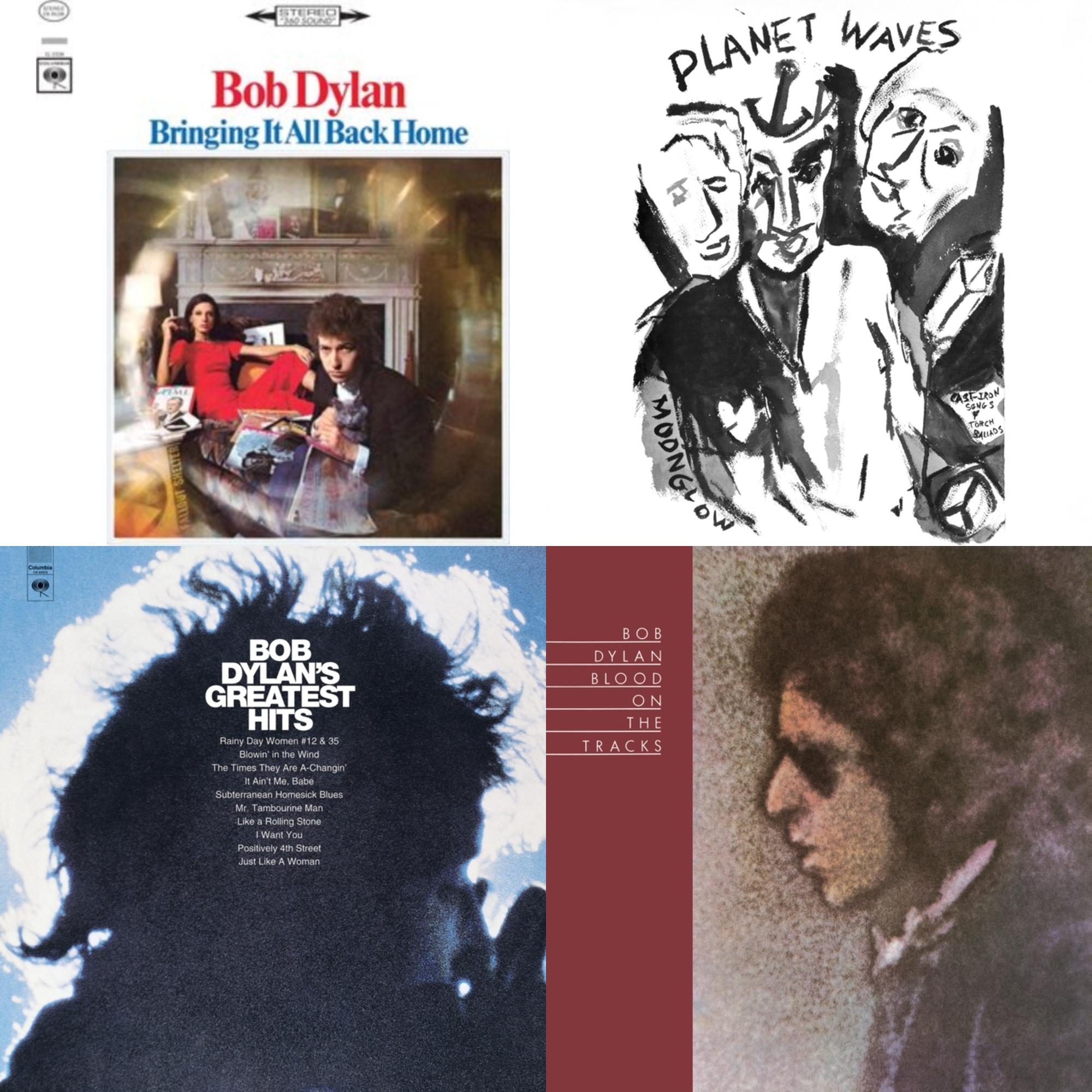 Planet Waves (150G LP Vinyl/Dl) & Blood On The Tracks (150G/Dl Insert) & Bringing It All Back Home & Greatest Hits (150G/Dl Card)