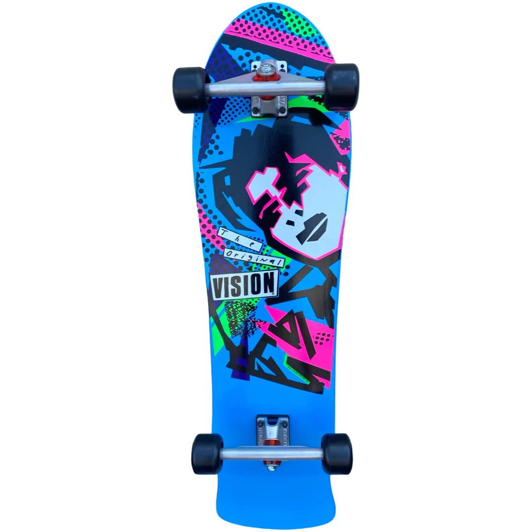 Vision Original MG Longboard Complete - 10" Blue/Pink
