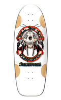 BullDog Designs "Sabertooth" 11.875" White Formica Skateboard Deck