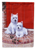 Red Door Westies Garden Flag Mailbox Decorative Yard Banner Outside Patio Artwork for Flower Beds, Garden Size, Multicolor