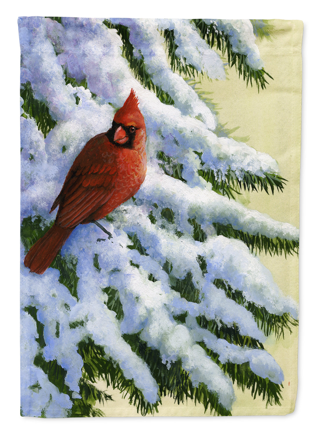 Red Cardinal by Daphne Baxter Garden Flag Mailbox Decorative Yard Banner Outside Patio Artwork for Flower Beds, Garden Size, Multicolor