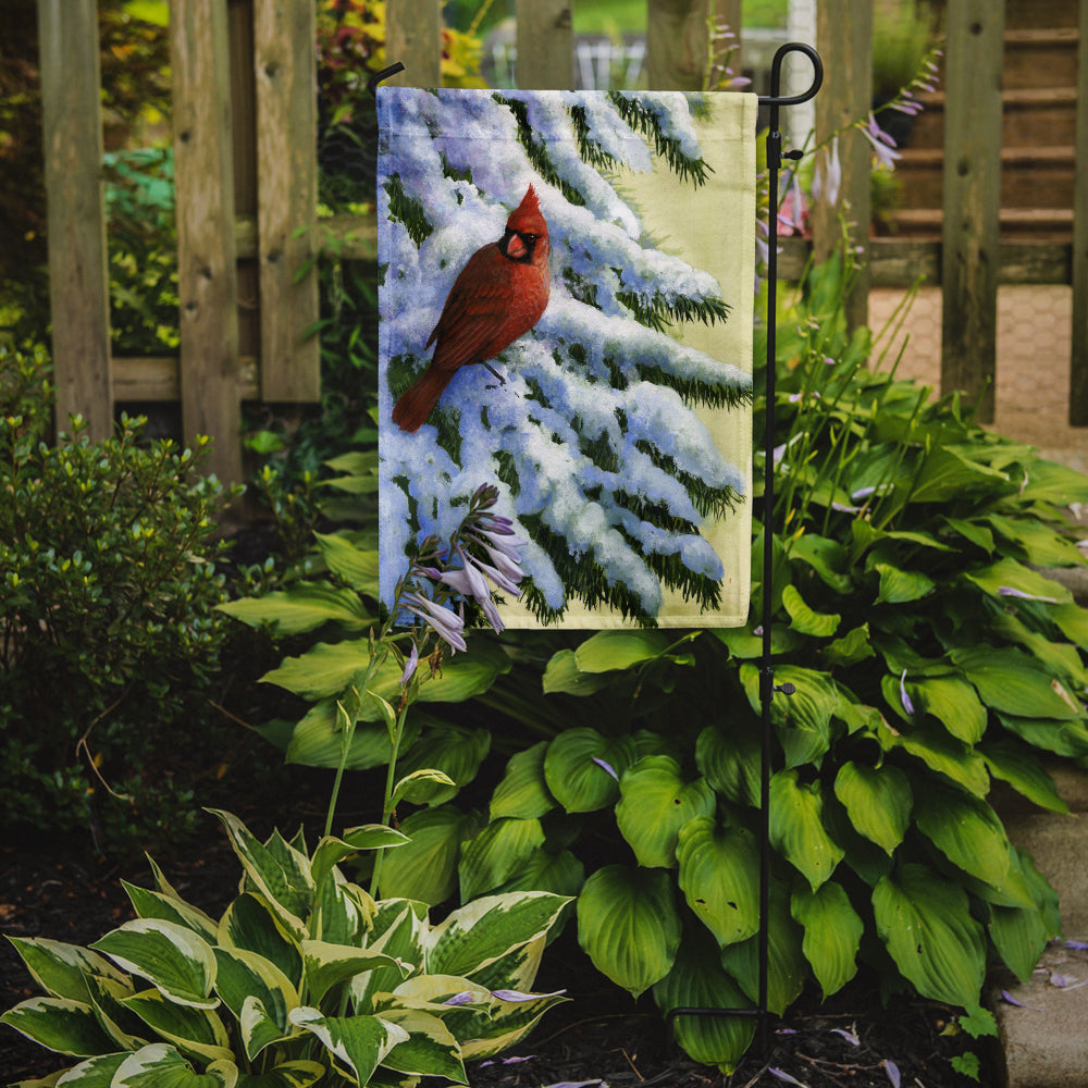 Red Cardinal by Daphne Baxter Garden Flag Mailbox Decorative Yard Banner Outside Patio Artwork for Flower Beds, Garden Size, Multicolor