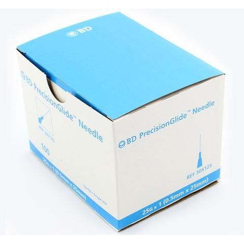BD PrecisionGlide™ 25 G x 1" Hypodermic Needles - 305125