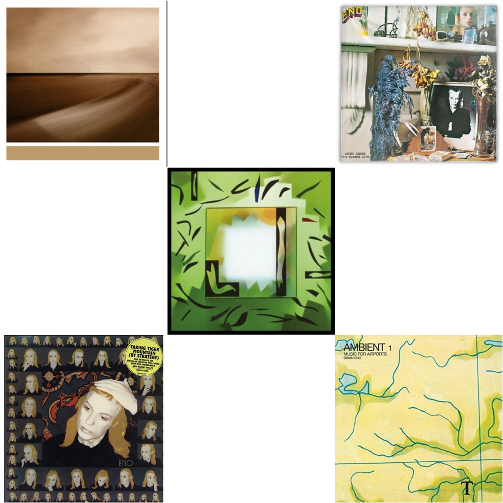 Brian Eno - Small Craft On A Milk Sea (2LP/Dl Card) & Taking Tiger Mountain (By Strategy) (140G/2017 Master) & Shutov Assembly (2LP/Gatefold/Dl) & Here Come The Warm Jets (140G/2017 Master) & Ambient 1: Music For Airports