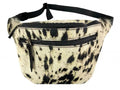 Hip Pack (Fanny Pack) Bag with Hair on Cowhide design