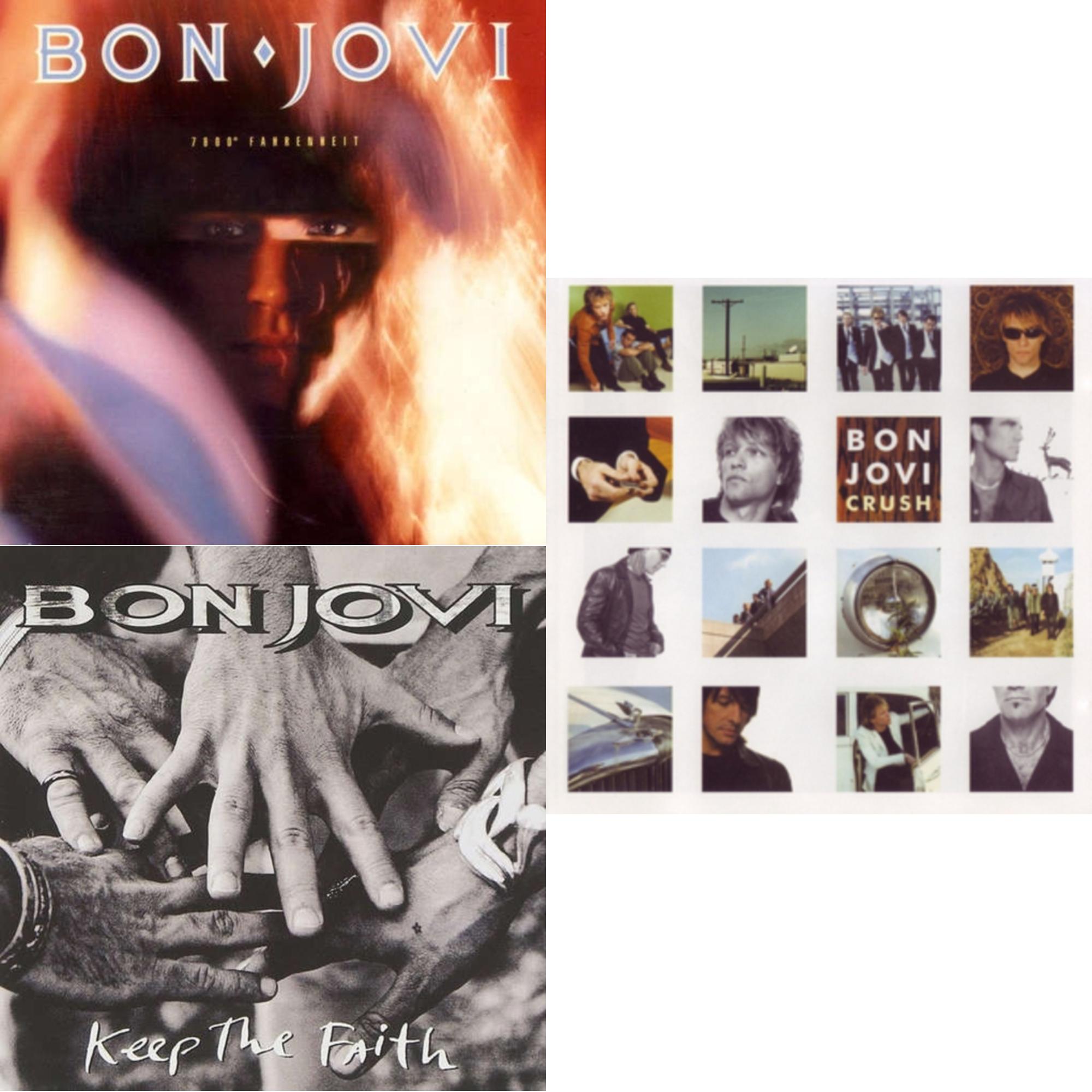 7800º Fahrenheit (180G) & Keep The Faith (180G) & Crush (180G)
