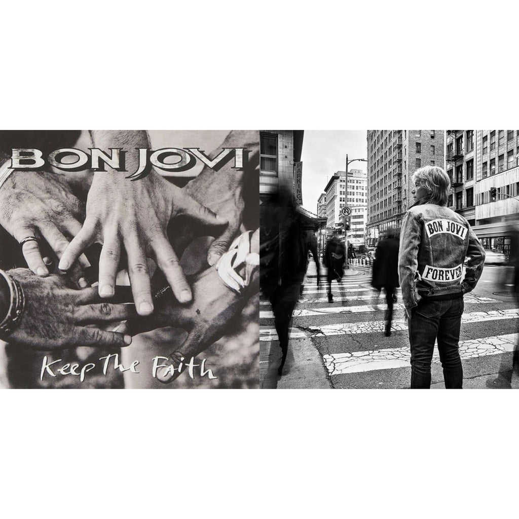 Bon Jovi - Forever & Keep The Faith (180G) - LP Vinyl Bundle