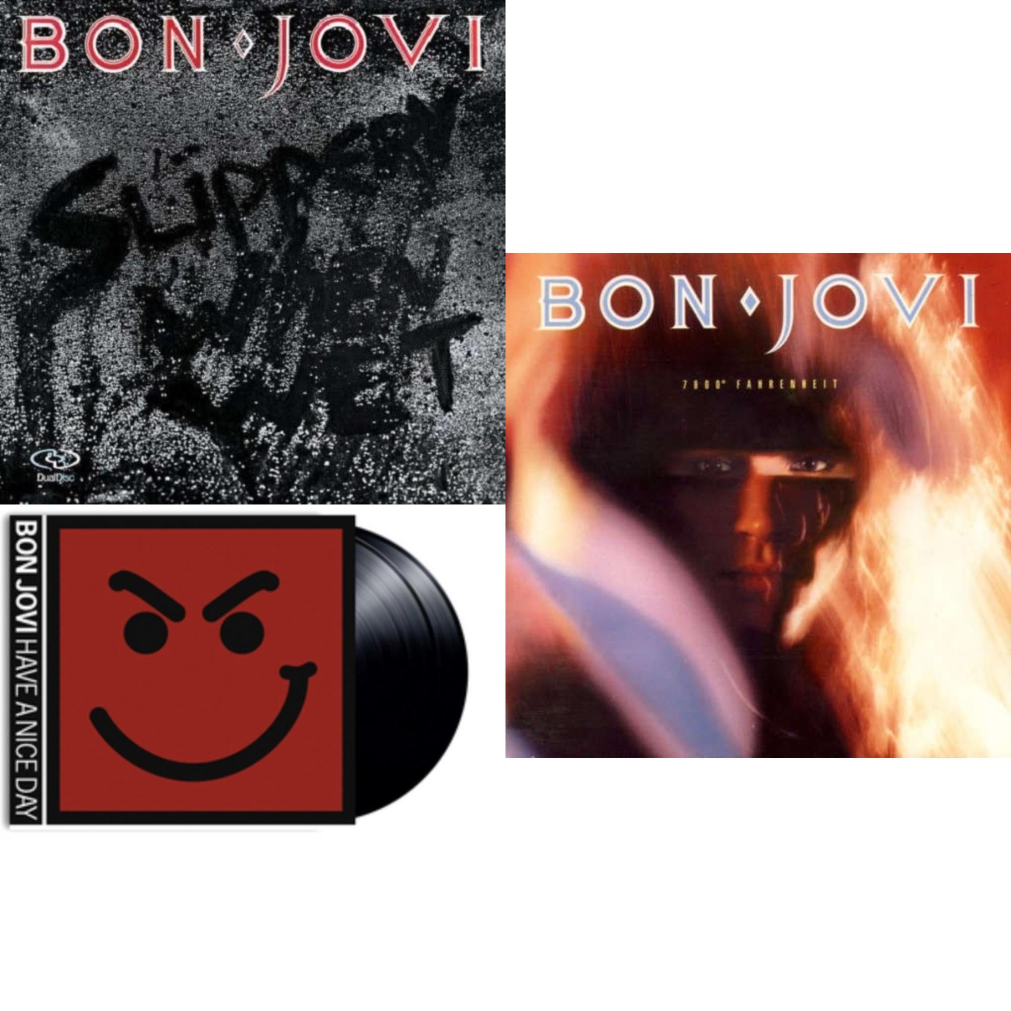 7800º Fahrenheit (180G) & Slippery When Wet (180G) & Have A Niceday (180G)