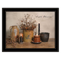 "Simple Blessings" Framed Wall Art by Billy Jacobs | Farmhouse Inspirational Print — Ready to Hang, Living Room & Bedroom Decor