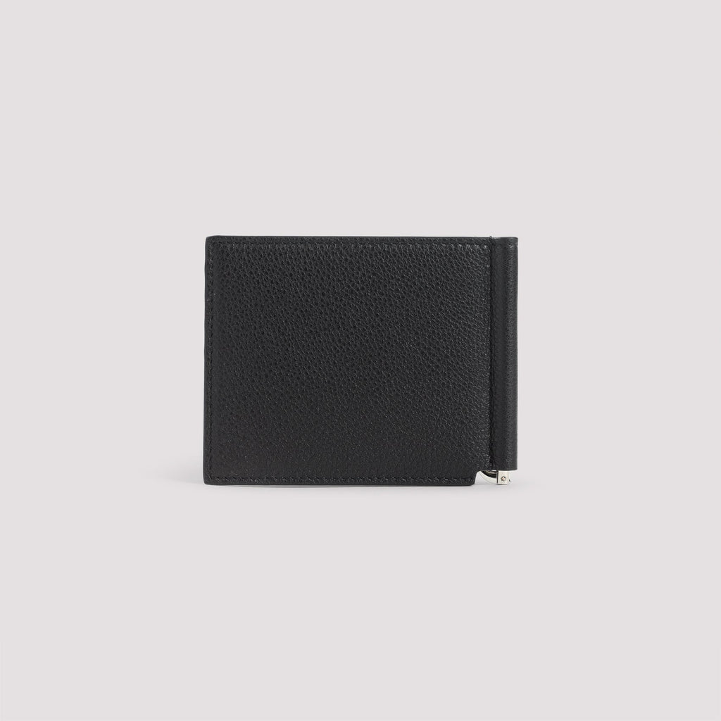 GIVENCHY 100% Leather Mini Bill Clip Wallet