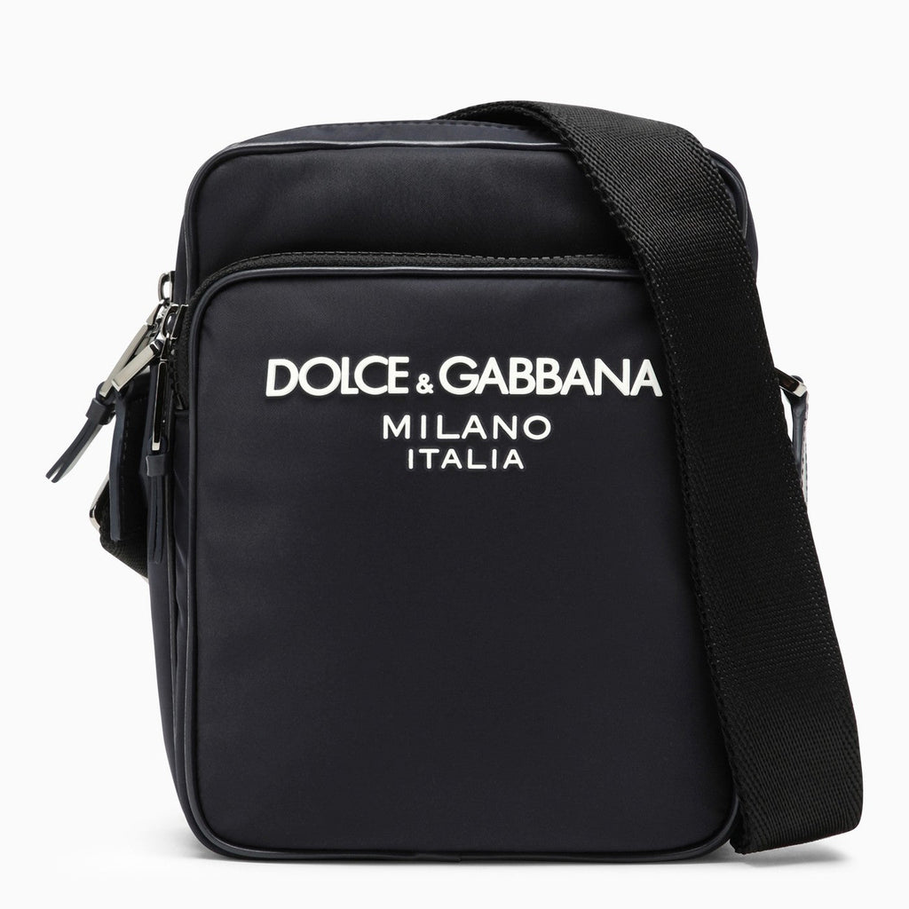 Dolce & Gabbana Blue Messenger Bag In Nylon