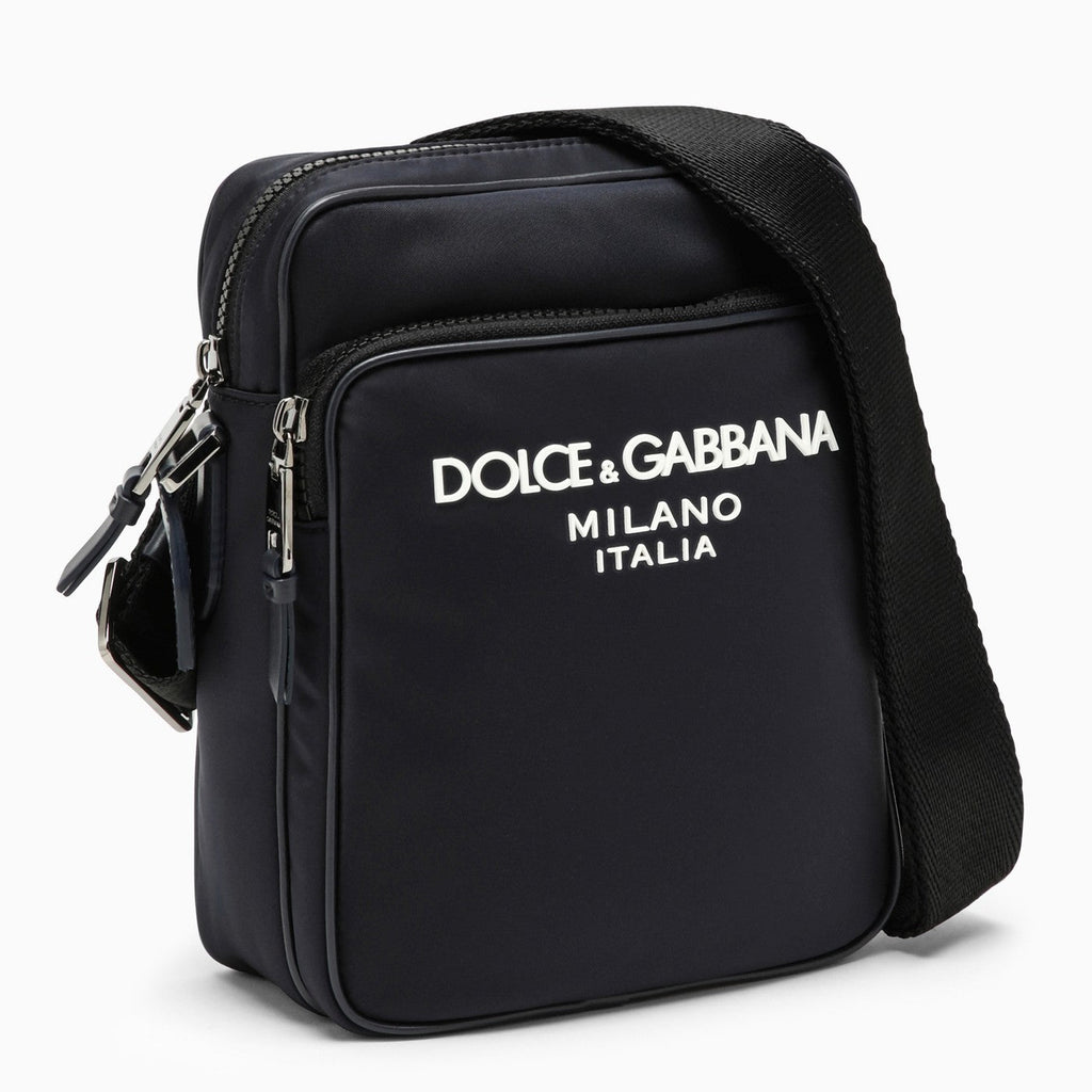 Dolce & Gabbana Blue Messenger Bag In Nylon
