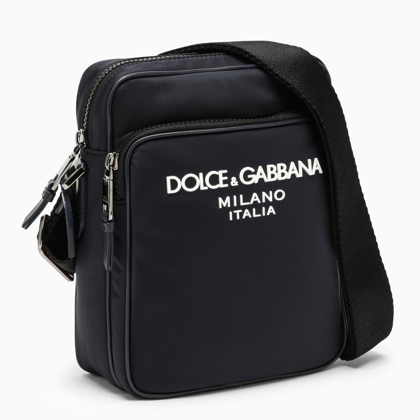 Dolce & Gabbana Blue Messenger Bag In Nylon