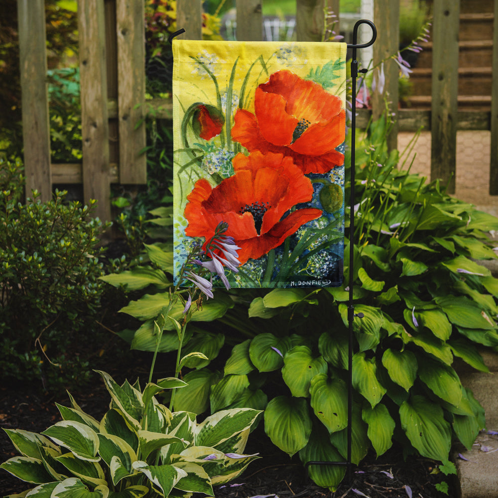 Poppies by Maureen Bonfield Garden Flag Mailbox Decorative Yard Banner Outside Patio Artwork for Flower Beds, Garden Size, Multicolor