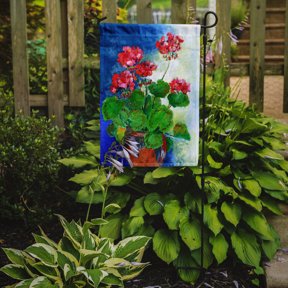 Geraniums by Maureen Bonfield Garden Flag Mailbox Decorative Yard Banner Outside Patio Artwork for Flower Beds, Garden Size, Multicolor