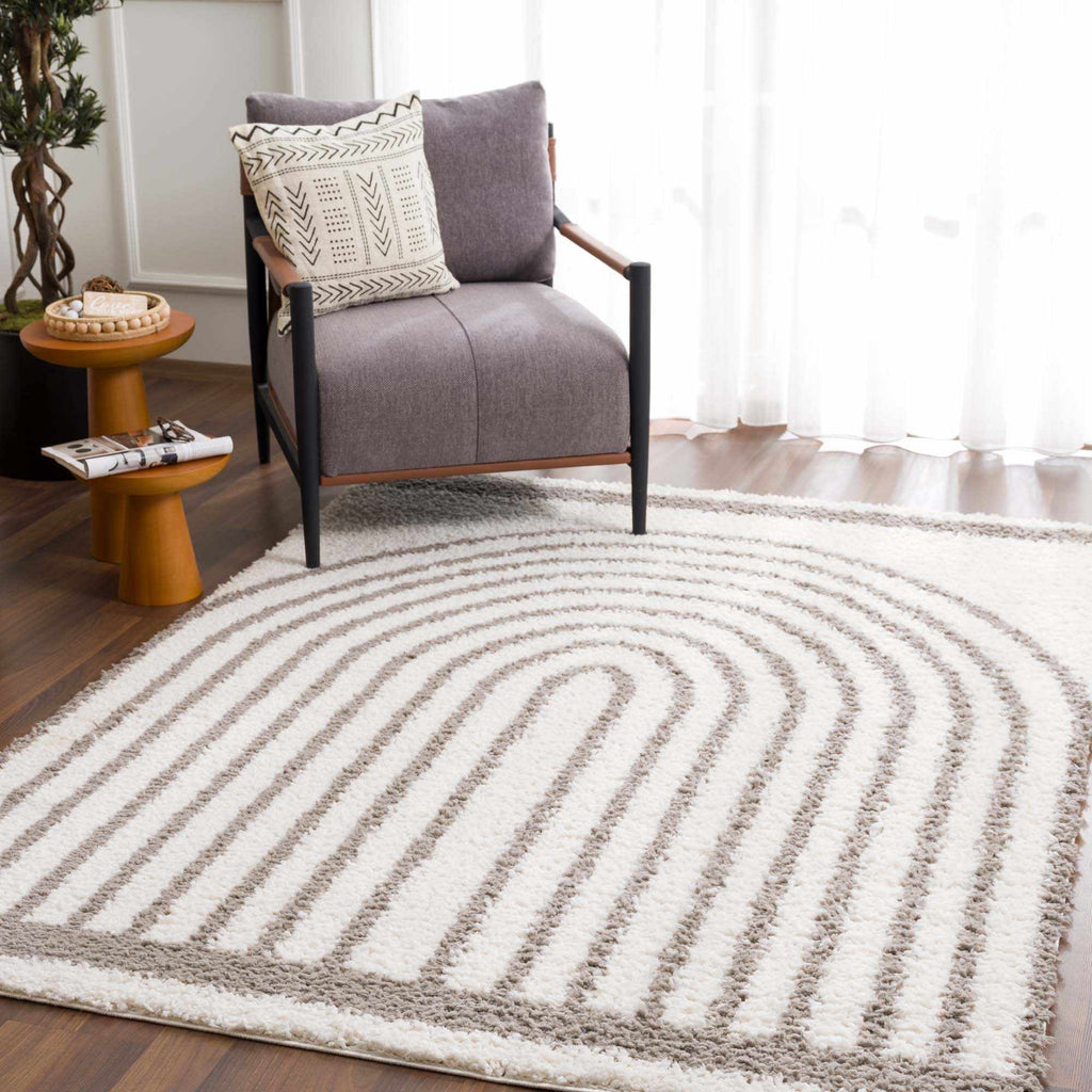 Jola Taupe Area Rug - Clearance