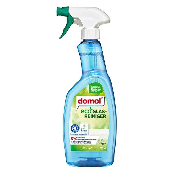 Domol Ecological Glass Cleaner Spray 750ml - Eco-Friendly Streak-Free Cleaning Solution