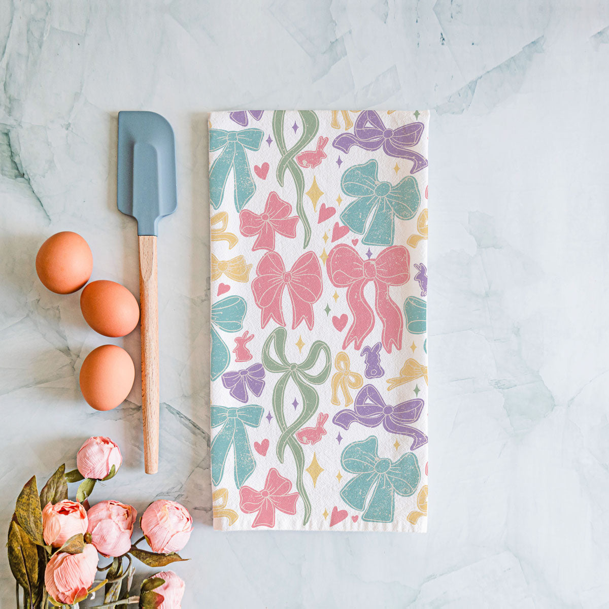 Bow Pastels Towel