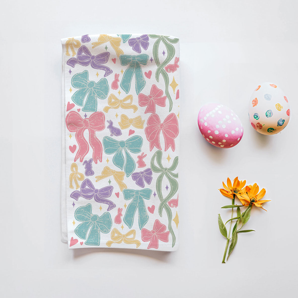 Bow Pastels Towel