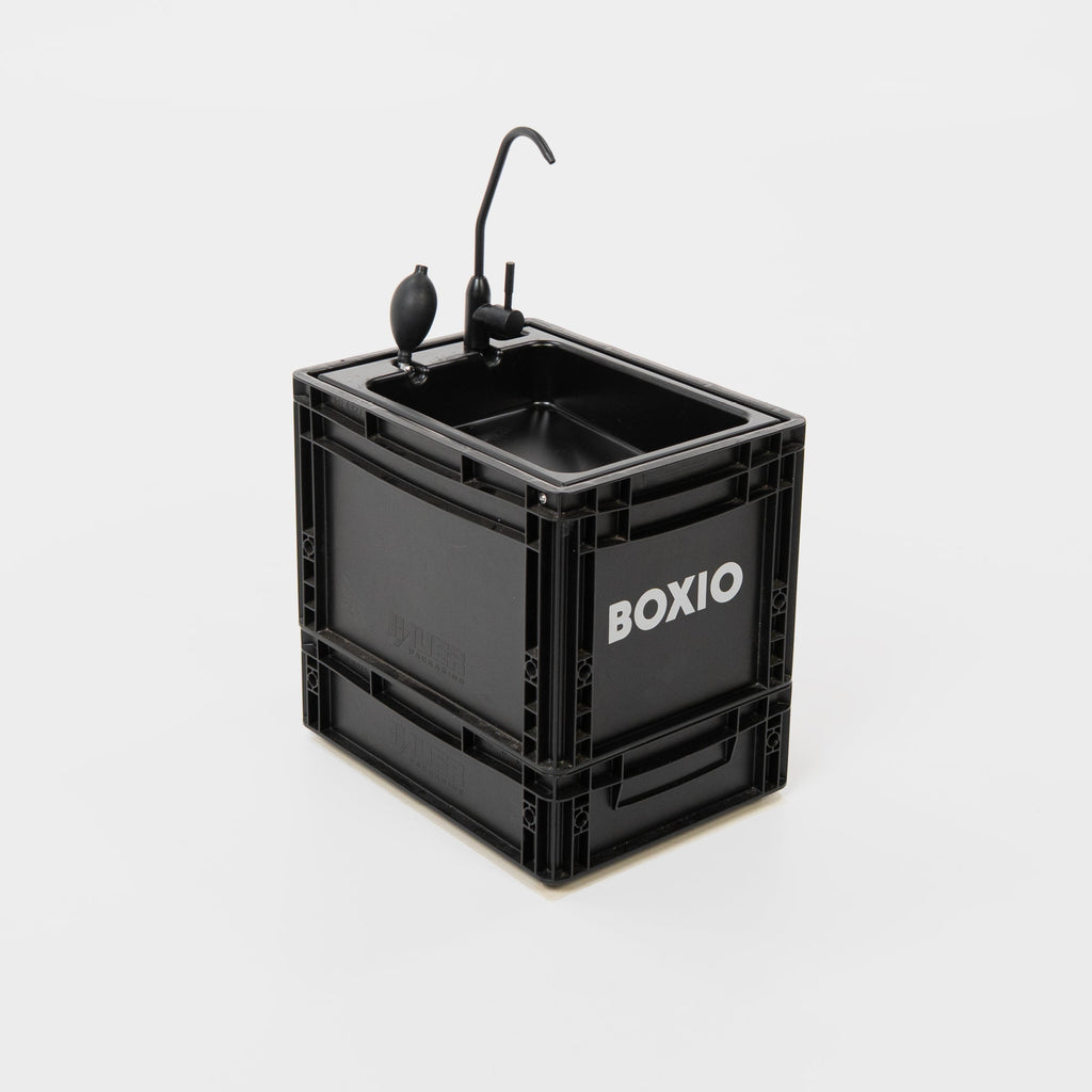 BOXIO WASH MAX + I Camping sink with water filter system